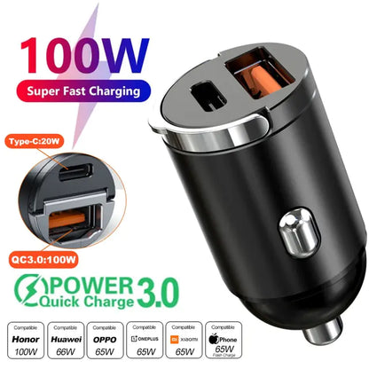 Mini Car Charger Lighter Fast Charging