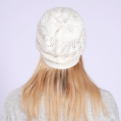 Women's Knitted Beanie Cap