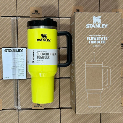 STANLEY 40oz Insulated Tumbler with Lid and Straw