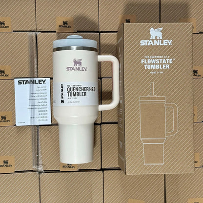 STANLEY 40oz Insulated Tumbler with Lid and Straw