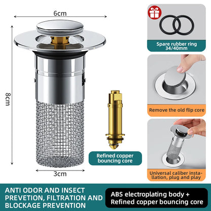 Deluxe Sink Drain Filter