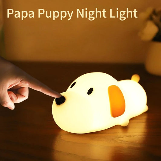 Papa Puppy Night Light